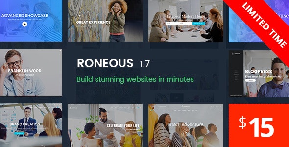 Read more about the article Roneous 1.9.0 Creative Multi-Purpose WordPress Theme